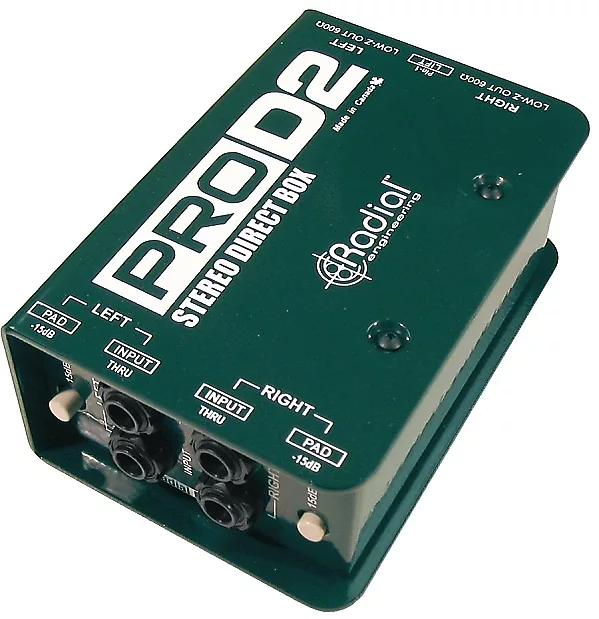 Radial Pro D2 Passive Direct Box Stereo Direct Box