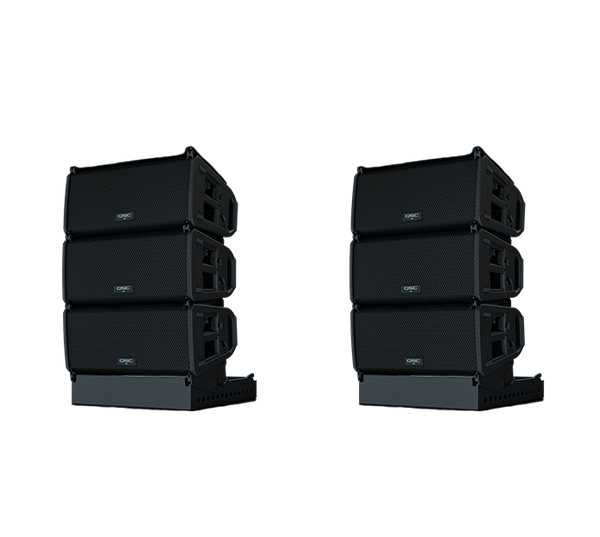 QSC L-Class 6 Box Line Array Concert System - Ground Stack