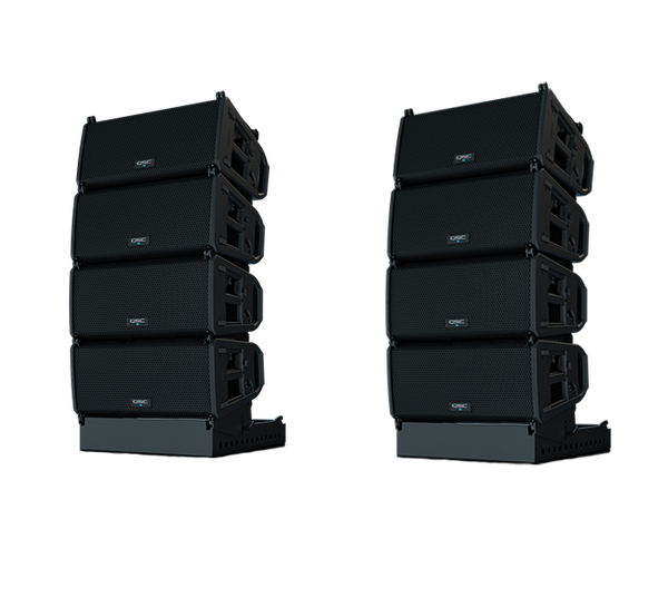QSC L-Class 8 Box Line Array Concert System - Ground Stack
