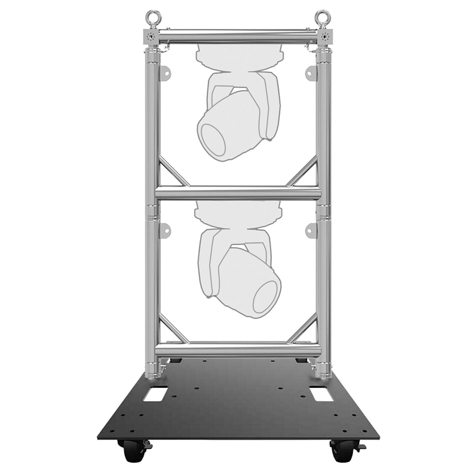 Mobile quick grid tower 2 sections baseplate w wheels