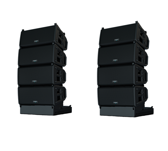QSC L-Class 8 Box Line Array Concert System - Ground Stack